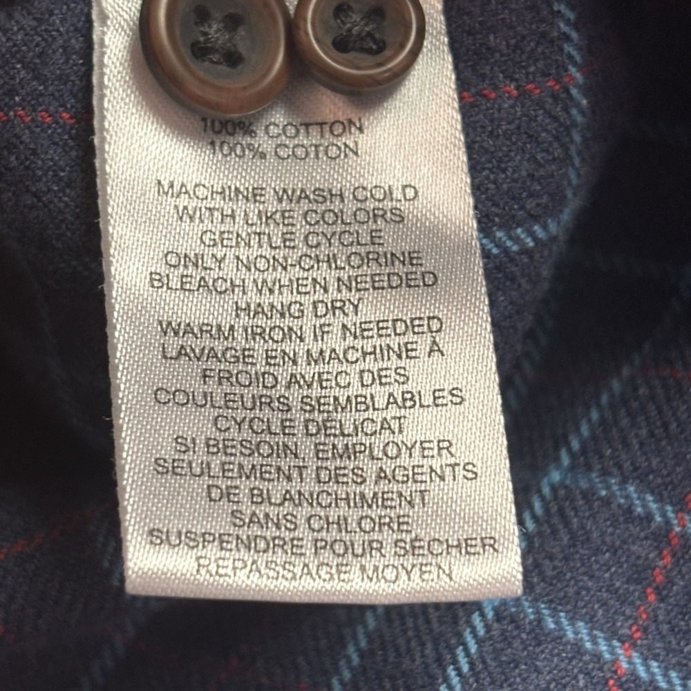 Untuckit Shirt Mens XL Long Sleeve Flannel Casual Button Up Office Work Shirt - Picture 5 of 6